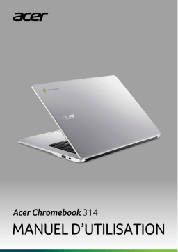 Acer CB314-2H Netbook, Chromebook Manuel utilisateur