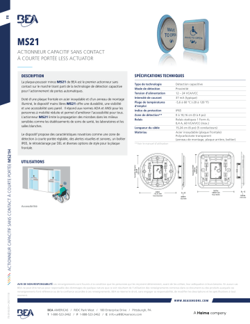 BEA MS21 spécification | Fixfr