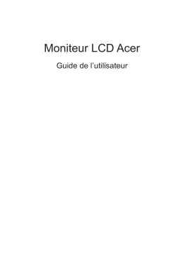 Acer EH220Q Monitor Manuel utilisateur
