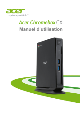 Acer CXI Chromebox Manuel utilisateur