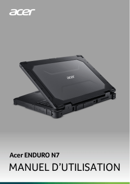 Acer Enduro EN715-51W Notebook Manuel utilisateur