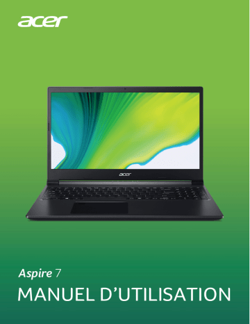 Aspire A715-75G | Acer Aspire A715-41G Notebook Manuel utilisateur | Fixfr