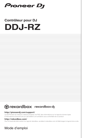 Pioneer DDJ-RZ DJ Controller Manuel du propriétaire | Fixfr