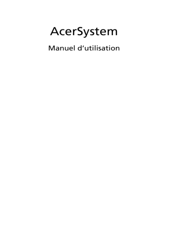 Aspire M5610 | Acer Aspire M3610 Desktop Manuel utilisateur | Fixfr