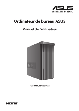 Asus ProArt Station PD5 (PD500TC) Tower PC Manuel utilisateur