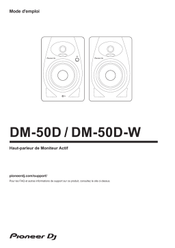 Pioneer DM-50D Monitor speaker Manuel du propriétaire