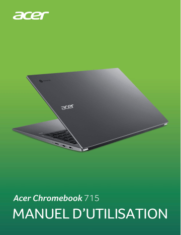 Acer CB715-1W Netbook, Chromebook Manuel utilisateur | Fixfr