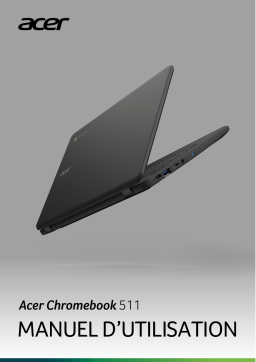 Acer C734 Netbook, Chromebook Manuel utilisateur