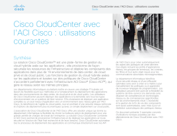 Cisco  CloudCenter Mode d'emploi