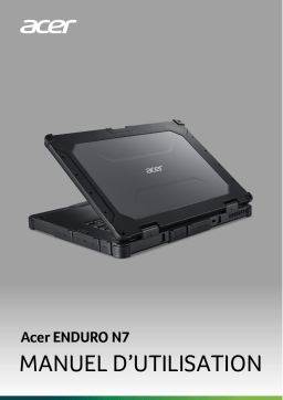 Acer Enduro EN714-51W Notebook Manuel utilisateur