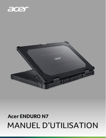 Acer Enduro EN714-51W Notebook Manuel utilisateur | Fixfr
