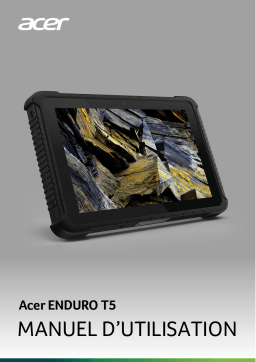 Acer Enduro ET510-51W Tablet Manuel utilisateur