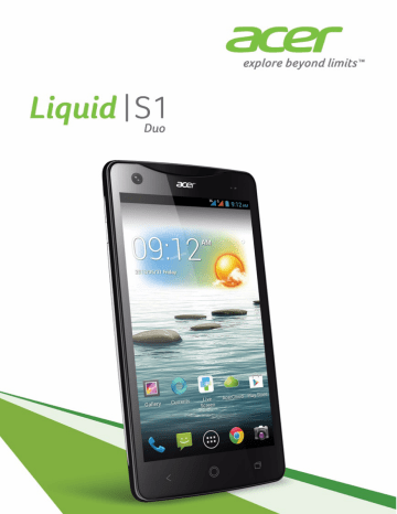 Acer S510 Smartphone Manuel utilisateur | Fixfr