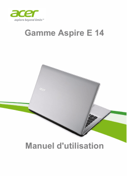 Acer Aspire E5-471G Notebook Manuel utilisateur