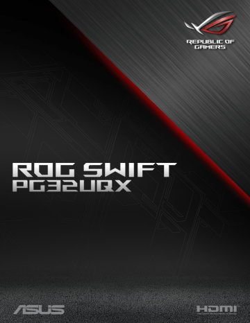 Asus ROG Swift PG32UQX Monitor Mode d'emploi | Fixfr