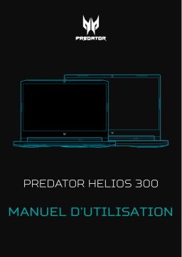 Acer Predator PH317-55 Notebook Manuel utilisateur