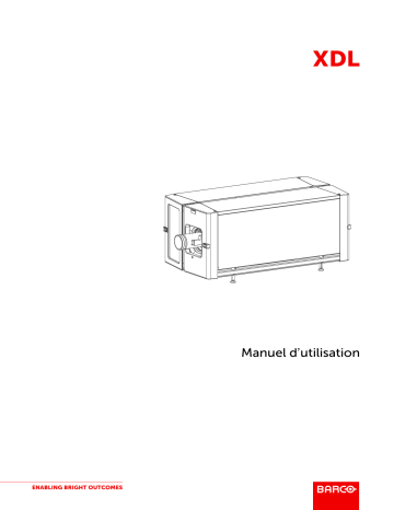 XDL-4K75 | XDL-4K30 | DP1.2 HDMI2.0 Dual HDBaseT Quad 12g (loop) | Quad DP1.2 | 12G SFP to LC convertor | SFP input card | Barco XDL-4K60 Mode d'emploi | Fixfr