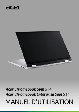 Acer CP514-2H Netbook, Chromebook Manuel utilisateur