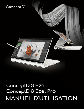 ConceptD CC314-73P | ConceptD CC315-73P | ConceptD CC314-73G | Acer ConceptD CC315-73G Notebook Manuel utilisateur | Fixfr