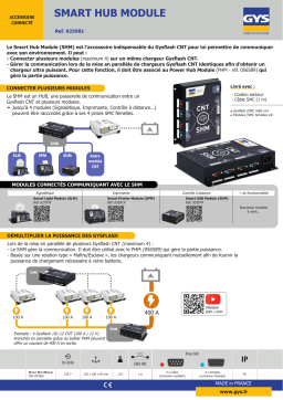 GYS SMART HUB MODULE (SHM) Fiche technique