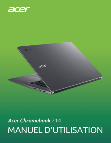 Acer CB714-1WT Netbook, Chromebook Manuel utilisateur | Fixfr