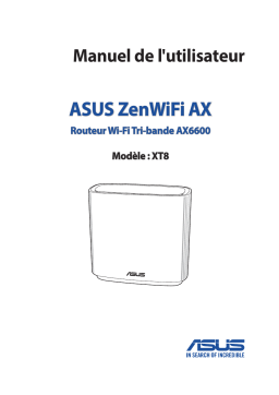 Asus ZenWiFi AX (XT8) 4G LTE / 3G Router Manuel utilisateur