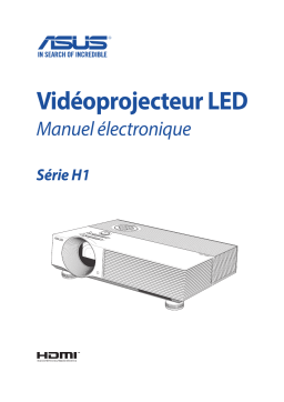 Asus H1 Projector Mode d'emploi