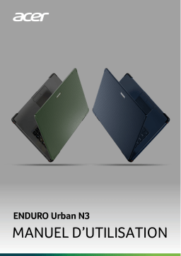 Acer Enduro EUN314-51W Notebook Manuel utilisateur