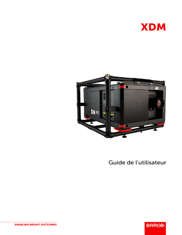 Barco XDM-4K25 Mode d'emploi | Fixfr