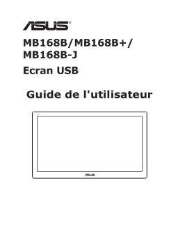 Asus MB168B-J Monitor Mode d'emploi