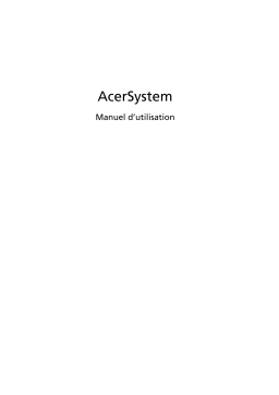 Acer easyStore P110 Desktop Manuel utilisateur