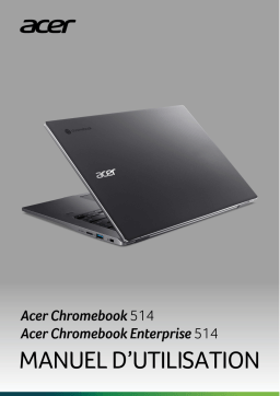 Acer CB514-1W Netbook, Chromebook Manuel utilisateur