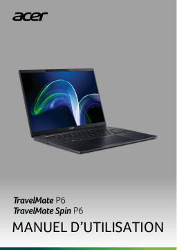 Acer TravelMate P614-52 Notebook Manuel utilisateur