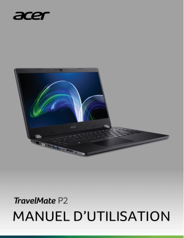 TravelMate P214-41-G2 | Acer TravelMate P214-41 Notebook Manuel utilisateur | Fixfr