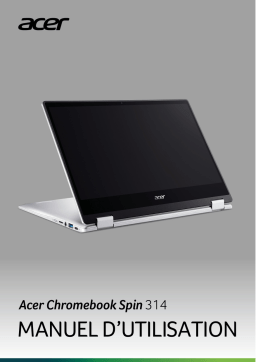 Acer CP314-1HN Netbook, Chromebook Manuel utilisateur