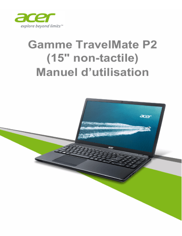 TravelMate P255-MPG | TravelMate P255-MP | Acer TravelMate P255-MG Notebook Manuel utilisateur | Fixfr