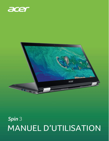 Acer SP314-52 Notebook Manuel utilisateur | Fixfr