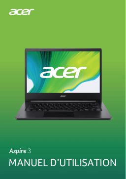 Acer Aspire A314-22 Notebook Manuel utilisateur