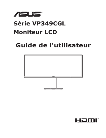 Asus VP349CGL Monitor Mode d'emploi | Fixfr