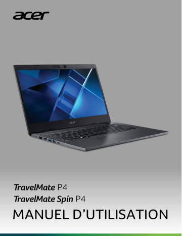 TravelMate Spin P414RN-51 | Acer TravelMate P414-51G Notebook Manuel utilisateur | Fixfr