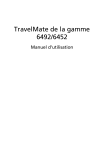 Acer TravelMate 6452 Notebook Manuel utilisateur