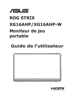 Asus ROG Strix XG16AHP-W Aura Sync accessory Mode d'emploi