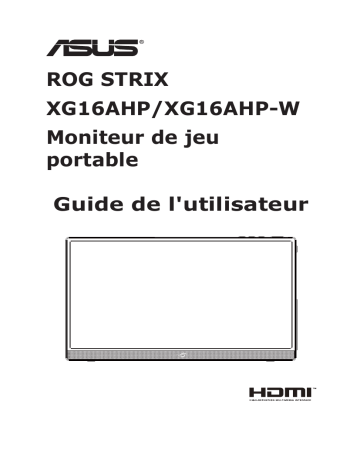 Asus ROG Strix XG16AHP-W Aura Sync accessory Mode d'emploi | Fixfr