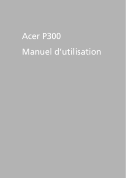 Acer P300 Smartphone Manuel utilisateur