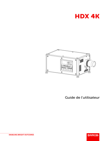 DP1.2 HDMI2.0 Dual HDBaseT Quad 12g (loop) | Quad DP1.2 | HDX-4K12 | 12G SFP to LC convertor | HDX-4K20 FLEX | SFP input card | Barco HDX-4K14 Mode d'emploi | Fixfr