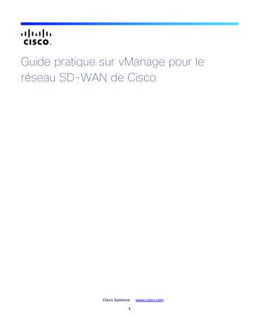 Cisco SD-WAN Mode d'emploi | Fixfr