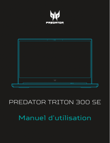 Acer Predator PT314-51s Notebook Manuel utilisateur | Fixfr