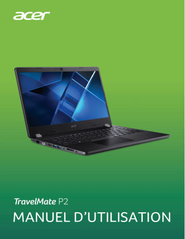Acer TravelMate P214-53G Notebook Manuel utilisateur | Fixfr