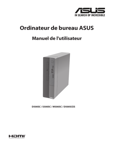 Asus S500SC Tower PC Manuel utilisateur | Fixfr