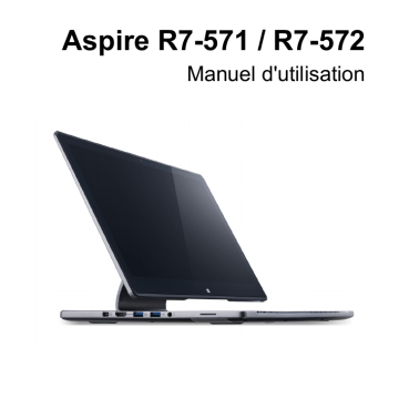 Acer Aspire R7-571G Notebook Manuel utilisateur | Fixfr